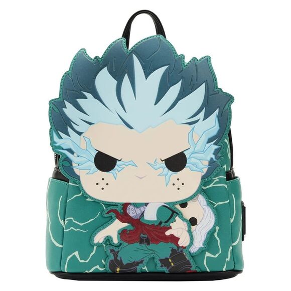 Funko Pop! Loungefly My Hero Academia Deku Infinity Glow Cosplay Mini Backpack - Picture 1 of 7